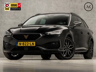 CUPRA Leon Sportstourer 1.4 e-Hybrid VZ 245Pk Automaat (APPLE CARPLAY, GROOT NAVI, DIGITAL COCKPIT, CAMERA, LEDER, SPORTSTOELEN, STUUR/STOELVERWARMING, ADAPTIVE CRUISE, KEYLESS, ZWART HEMEL, NIEUWSTAAT)