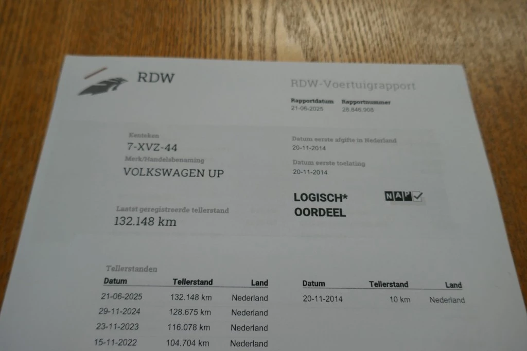 Hoofdafbeelding Volkswagen up!