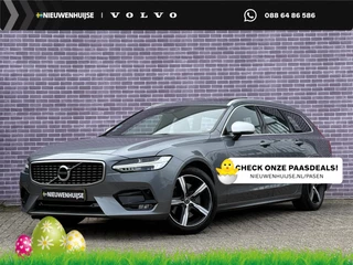 Volvo V90 2.0 T4 Business Sport | Polestar optimalisatie | Camera | Adaptieve cruise control | stoel + stuur verwarming | Trekhaak | elektrisch panorama dak | lederen interieur | harman kardon | Head up display |