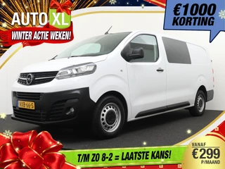 Opel Vivaro 2.0 145 PK L3 DC 6-Pers Trekhaak Betimmering Carplay Navi 