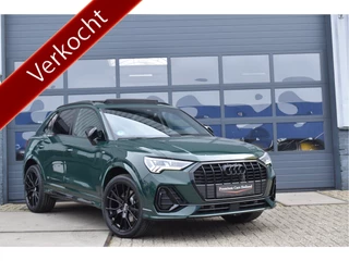 Audi Q3 45 TFSI e 245 Pk S-Line Goodwood Green Pano Navi Leder Matrix Trekhaak 20 Inch