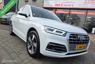 Audi Q5 50 TFSI-e Quattro 2x S-line Matrix Acc Dodehoek Dealer Onderhouden