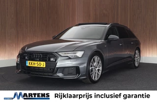Audi A6 Avant 50 TFSIe 299pk quattro S edition B&O Panoramadak Trekhaak 360Camera Keyless Matrix ACC Stoelverwarming HUD Navigatie 2x S-Line