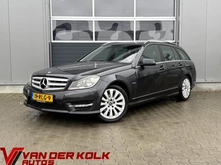 Mercedes C-klasse Estate 180 Business Class 125! Avantgarde Nieuwe Ketting Leder Navigatie LED Climate