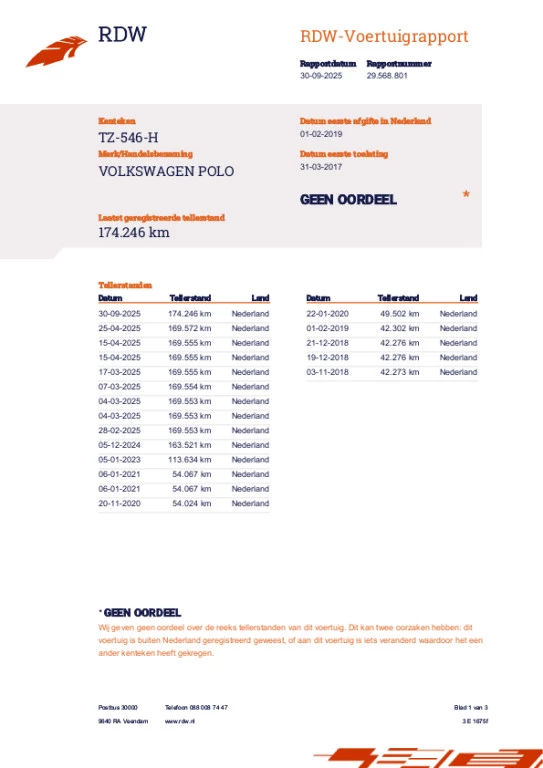 Hoofdafbeelding Volkswagen Polo