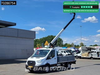 Ford Transit 130pk Hoogwerker 11meter Werkhoogte Trekhaak Airco Cruise Euro6 Nacelle Arbeitsbühne 1Personen Trekhaak Cruise control