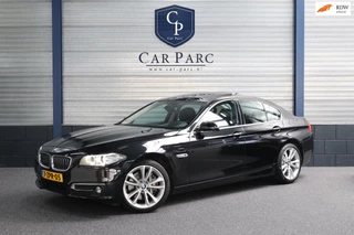BMW 5-serie 528i High Executive FACELIFT/LCI/SCHUIFDAK/LEER+S.VERWARMING+MEMORY/LMV/CAM/CRUISE/ECC/12 MND GARANTIE!