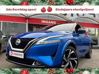 Nissan QASHQAI 1.3 MHEV AUT. 158PK TEKNA+ BOSE LEER PANO-DAK NAVI CAMERA CARPLAY MEMORY MASSAGE AIRCO LMV PDC