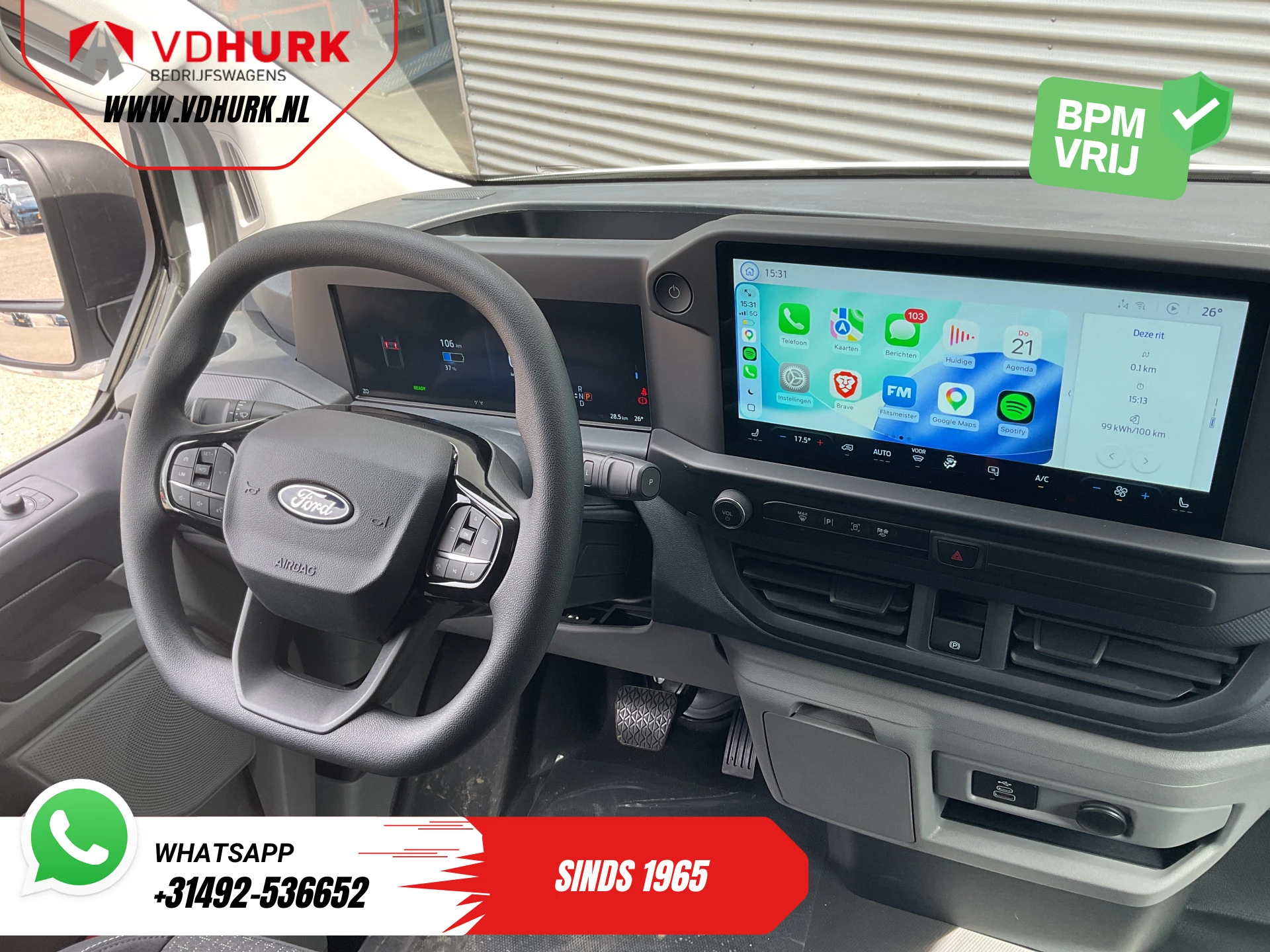 Hoofdafbeelding Ford E-Transit Custom