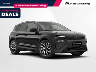Škoda Elroq Sportline Elektromotor 150 kW / 204 PK SUV Elektri | 21'' Lichtmetalen Velgen | Trekhaak wegklapbaar | 1500,- inruilvoordeel!!
