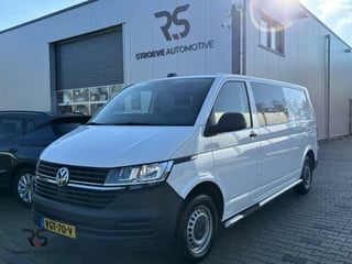 Volkswagen Transporter 2.0 TDI 110 pk handg. L2/H1 30 DC Comfortline | Navi | PDC | DAB | Cruise | Trekh. | Vloer/Wand | Org. NLD. |