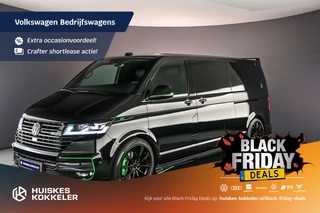 Volkswagen Transporter Dubbelcabine T6.1 2.0 TDI 204PK DSG L2H1 RIJKLAAR PRIJS | ABT | VERLAAGD | LEDEREN BEKLEDING |ADAPTIVE CRUISE | NAVIGATIE |AIRCO | 20''LM VELGEN | STOELVERWARMING | DAB+