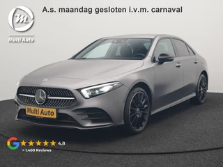 Mercedes-Benz A-Klasse 250 e Business Solution AMG Limited Plug In Hybrid 218pk PHEV | Adaptive Cruise | Head Up | Multi Beam LED | Alcantara Sportstoelen Verwarmd | Night Pakket | Sfeerverlichting | MBUX | Apple Carplay | Widescreen Navi | 19"L.M | Mountaingrau Magno |