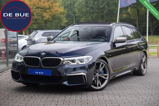 BMW 5-serie Touring G31 M550d xDrive M-Sport|High Executive|2e Eig|Individual Edition|Trekhaak|4W sturing|Panoramadak|Head Up|Dealer Onderhouden