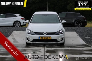 Volkswagen e-Golf VIRTUAL DASHBOARD APPLE CARPLAY LEDER LMV