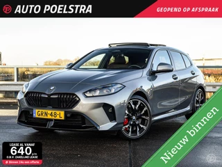 BMW 1-serie 120 M Sportpakket Pro Panoramadak Harman Kardon HUD Rondomzicht Camera Matrix LED Keyless 19"