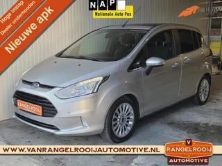 Ford B-Max 1.0 EcoBoost Titanium, pano, 2x schuifd., voorruitverw., clima, cruise, 16" lmv