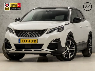 Peugeot 3008 1.2 PureTech GT-Line Sport (PANORAMADAK, APPLE CARPLAY, GROOT NAVI, 360 CAMERA, LEDER, KEYLESS, SPORTSTOELEN, ZWART HEMEL, NIEUWE APK, NIEUWSTAAT)