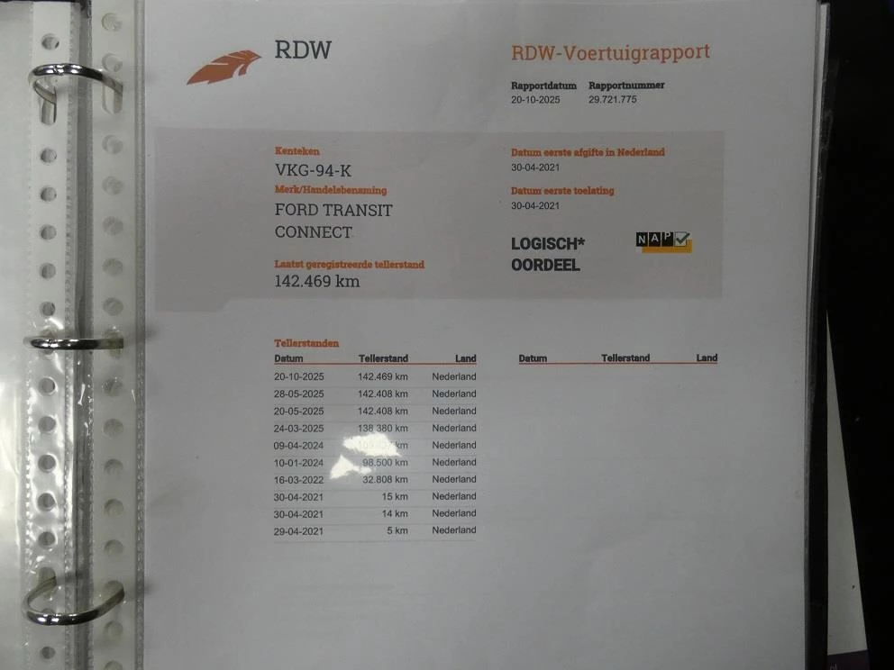 Hoofdafbeelding Ford Transit Connect