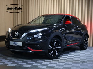 Hoofdafbeelding Nissan Juke Nissan Juke 1.0 DIG-T N-Design AUT BOSE CARPLAY ACC LEER DAB STOELVW 360CAM '20