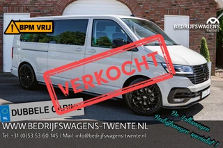 Volkswagen Transporter T6.1 2.0 TDI 150 PK DSG CARAVELLE L2H1 DUB/CAB A-KLEP ACC | LED | EIBACH veren | 20'' Vossenlook velgen | Side Bars |