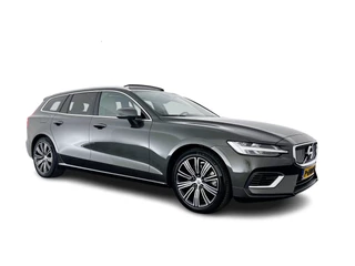 Volvo V60 2.0 T6 Plug-in hybrid AWD Plus Bright (INCL-BTW) *PANO | LUXURY-LEATHER | FULL-LED | DIGI-COCKPIT | NAVI-FULLMAP | HEATED/COOLED-SPORTSEATS | KEYLESS | MEMORY-PACK | ECC | PRIVACY-GLASS | PDC | BLIS | LANE-ASSIST | DAB | CRUISE |