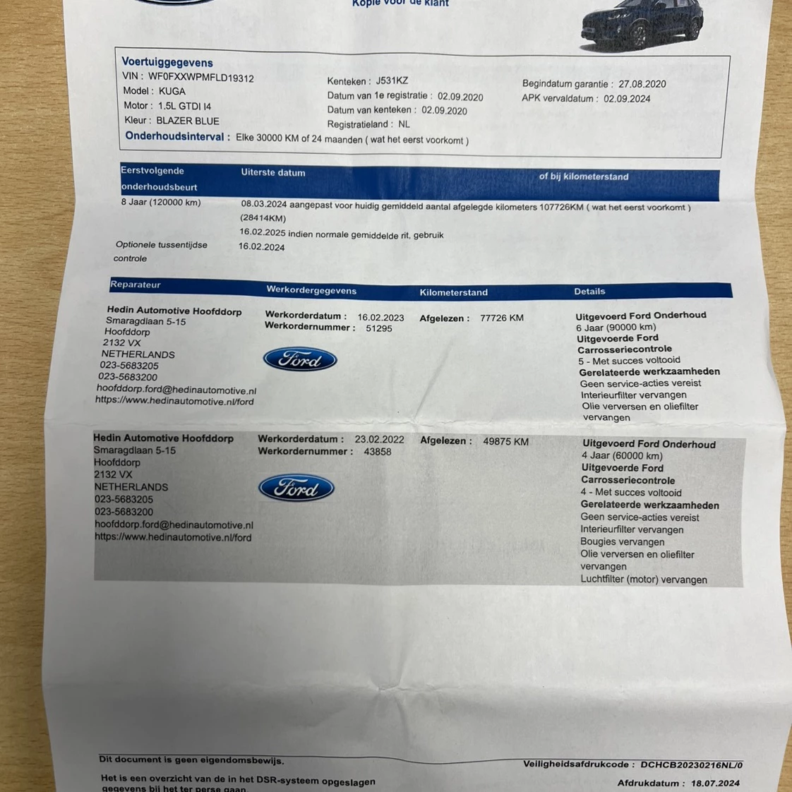 Hoofdafbeelding Ford Kuga