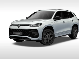 Volkswagen Tayron R-Line-Edition 1.5 eHybrid 204 pk 6 versn. DSG ·  Assistance pakket plus · Design pakket  · Design pakket 'black style' ·  Lederpakket 'varenna' met ergoactive-plus-stoelen vóór ·  Trekhaak incl. aanhangermanoeuvreerhulp ‘trailer assist’ ·