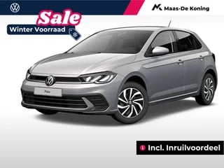 Volkswagen Polo Life Edition 1.0 95 pk 5 versn. Hand · Airconditioning automatisch, 2-zone (climatronic) · Incl. Inruilvoordeel ·