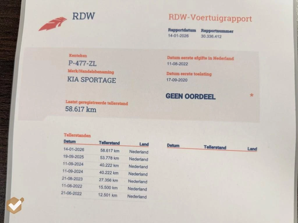 Hoofdafbeelding Kia Sportage