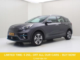 Kia e-Niro DynamicLine 64kWh 204pk 100% SoH [ 3-FASE+ACC+LANE+KEYLESS+CARPLAY+STOELVERWARMING+CAMERA ]