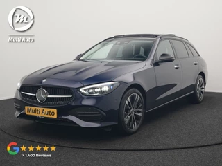 Hoofdafbeelding Mercedes-Benz C-Klasse Mercedes-Benz C-Klasse Estate 300 e Luxury Line Plug In Hybrid NIEUW MODEL 313pk Dealer O.H PHEV | Trekhaak Af Fabriek | Panodak | Head Up | Adaptive Cruise | 360 Camera | Lederen Sportstoelen Memory & Verwarmd | Apple Carplay | Sfeerverlichting | Blis | Keyless | Stuur Verwarmd |