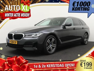 BMW 5 Serie Touring 530e 293 PK High Exe. Elek.Trekhaak Memory Leder HUD  1k