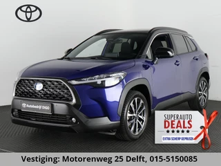 Toyota Corolla Cross HYBRID 200 STYLE-PACK BI-TONE PANORAMADAK 1e EIG.BIJNA 2024.GARANTIE 10-2033.BSM.PDC V+A. STUUR+STOELVERWARMING.ETC ETC
