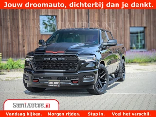 Dodge Ram 1500 Limited Night High Output 540HP 706Nm | Massage + Full Option | De Meest Luxe en Volle Pick-Up in zijn Klasse | Comfortabele Dubbele Cabine met Royale 5 Zitplaatsen | BPM vrij | Nu Leverbaar uit Voorraad | Voorraad Nr 2355 - 5149