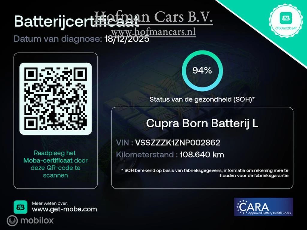 Hoofdafbeelding CUPRA Born