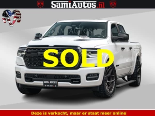 Dodge Ram Pick-Up LIMITED H.O 540PK 706Nm | Massage + Full Option | De Meest Luxe en Volle in zijn Klasse | Comfortabele Dubbele Cabine met Royale 5 Zitplaatsen | BPM vrij | Nu Leverbaar uit Voorraad | Voorraad Nr 2298 - 7479