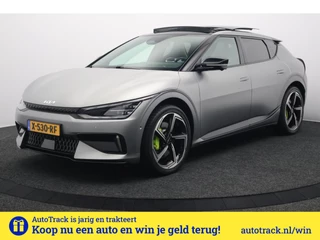 Kia EV6 GT AWD 77.4 kWh SoH 98,4% | Moonscape Matte | Afn. Trekhaak | Stoel/Stuurverwarming | Matrix LED