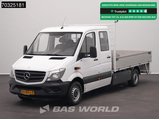 Mercedes Sprinter 413 CDI Euro6 Dubbel Cabine Open Laadbak Trekhaak Zwaailampen Pritsche DC Doka Trekhaak
