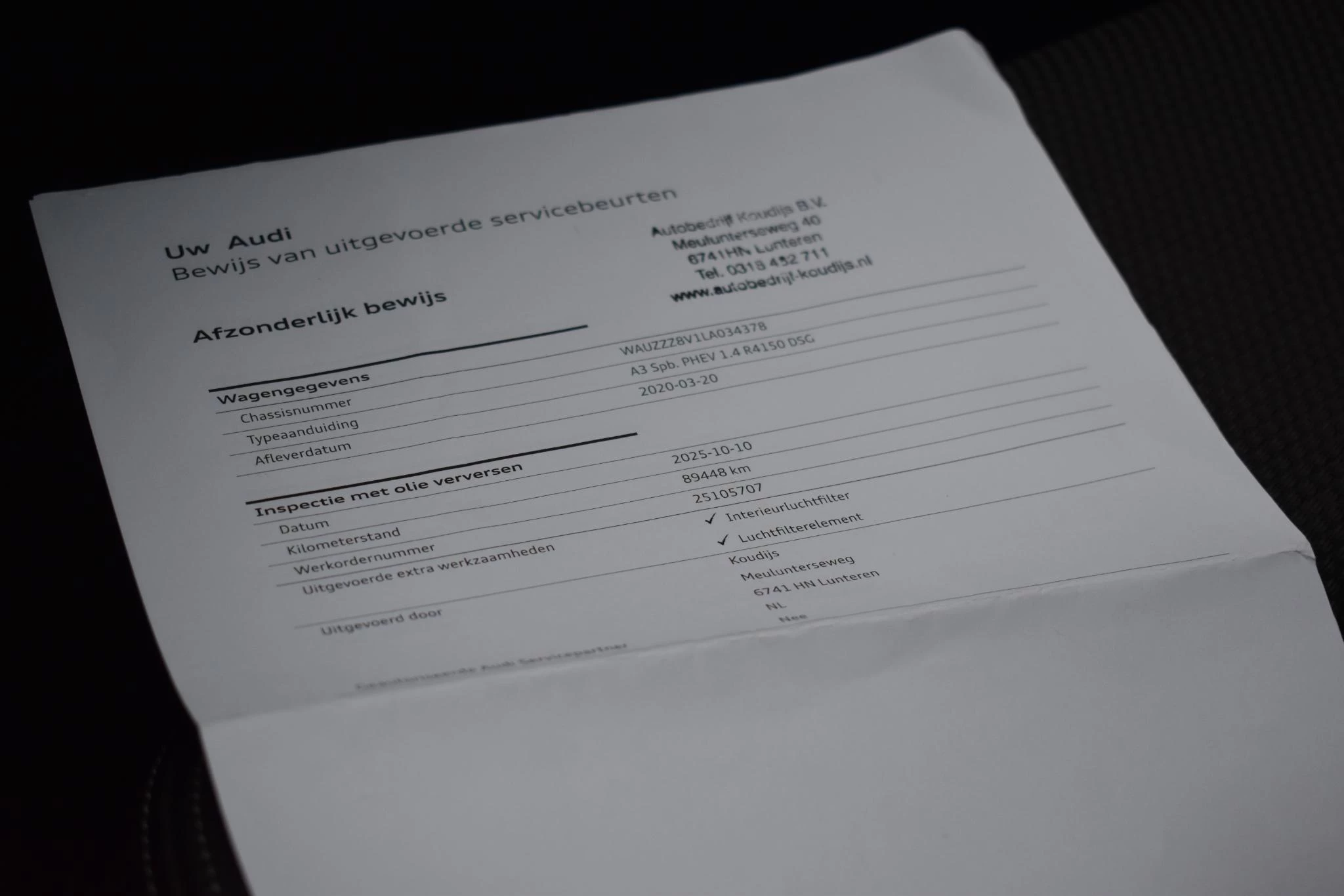 Hoofdafbeelding Audi A3