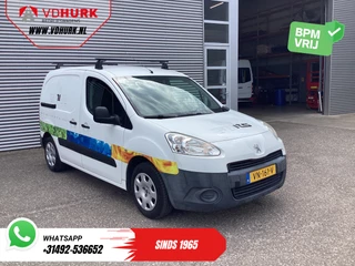 Peugeot Partner 1.6 HDI 90 pk EXPORT ONLY NL Auto/ 3Pers./ Airco/ Dakdragers/ Inrichting
