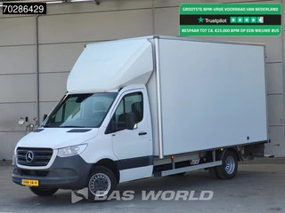 Mercedes Sprinter 514 CDI Automaat Dubbellucht Bakwagen Navi Airco Cruise Camera MBUX Euro6 Meubelbak Koffer 23m3 Airco Cruise control