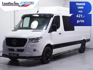 Mercedes-Benz Sprinter 315 CDI 150 pk L3 Dubbel Cabine AMG Grille Navi, 360 Camera, 18" LMV, PDC V+A, Sidebars, Zonneklep, 6-Zits