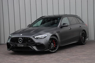 Hoofdafbeelding Mercedes-Benz C-Klasse Mercedes-Benz C-Klasse Estate AMG 63 S E Performance | 680PK | Achterasbesturing | Keyles-go | Carbon | Head-up | Digital-light | Sfeerverlichting | AMG Drivers-package | Burmester | Pano | 2024.