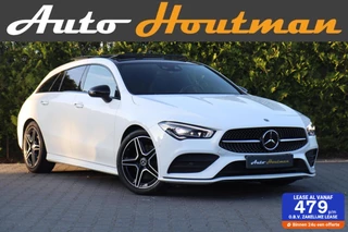 Mercedes CLA-klasse Shooting Brake 200 163pk AMG Style Panodak|Camera|Leder|Memory seats|Sfeerverlichting|Trhk uitkl|Pdc