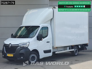 Hoofdafbeelding Renault Master Renault Master 145PK MOTOR/ENGINE PROBLEM! D'Hollandia 1000kg Laadklep Zijdeur Bakwagen LED Airco Cruise Lat om Lat Euro6 Meubelbak Koffer 21m3 Airco Cruise control