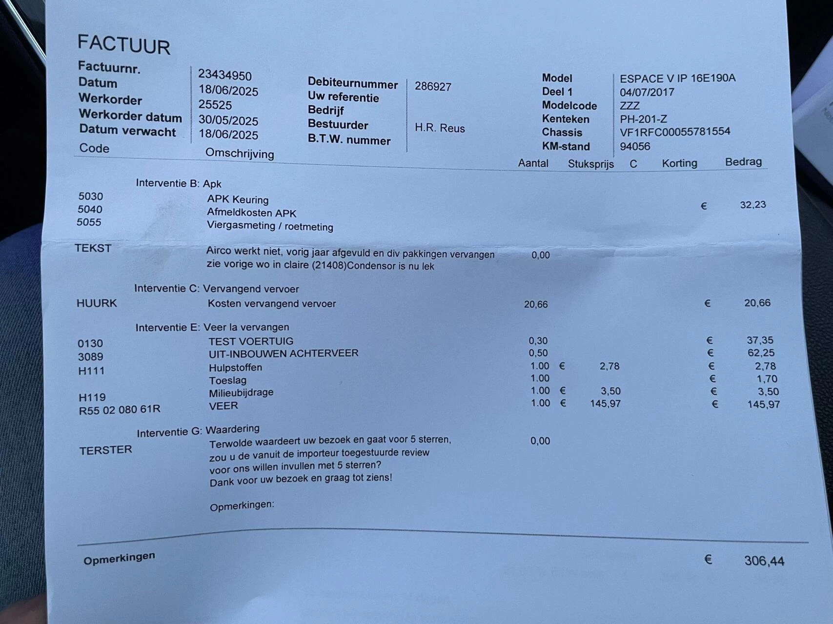 Hoofdafbeelding Renault Espace