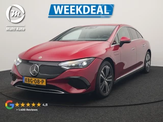 Hoofdafbeelding Mercedes-Benz EQE Mercedes-Benz EQE 350 Advantage 100 kWh 292pk Dealer O.H. | Adaptive Cruise | Luchtvering | Burmester Audio | Digital Light | 360 Camera | Lederen Sportstoelen Memory & Verwarmd | Sfeerverlichting | Keyless | Apple Carplay | Virtual | Navigatie |