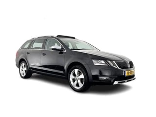 Hoofdafbeelding Škoda Octavia Škoda Octavia Combi 2.0 TDI SCOUT 4x4 Aut. *PANO | FULL-LED | LEDER-ALCANTARA | NAVI-FULLMAP | AMUNDSEN-AUDIO | COMFORT-SEATS | DAB+ | ECC | PDC | CRUISE | TOWBAR | 17''ALU*