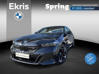 Hoofdafbeelding BMW i5 BMW i5 M60 xDrive 84 kWh M-Sportpakket | M-Pro | 20inch | Head Up | Leder | Comfortzetels | Panoramadak | Trekhaak | Easter